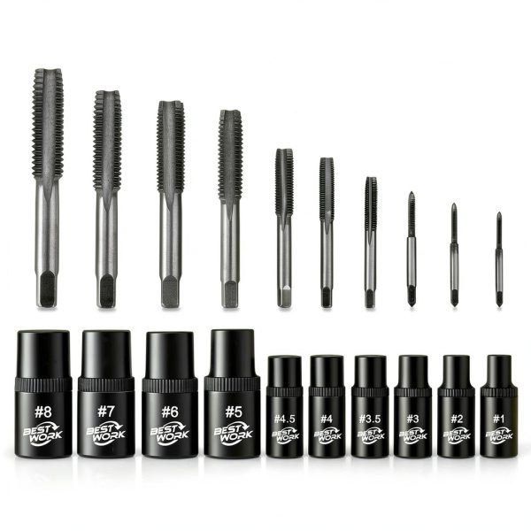 Tap Driver Socket Set Bestwork BS2220 Black Chrome Vanadium Steel-3