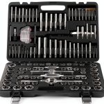 VEVOR 116-Piece Tap and Die Set Hardened Steel Precision Tool Kit-0