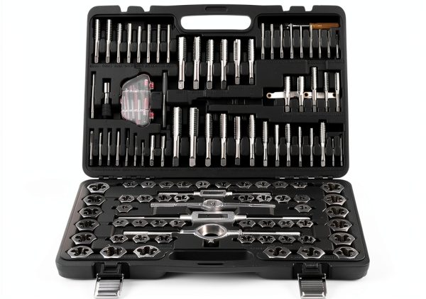 VEVOR 116-Piece Tap and Die Set Hardened Steel Precision Tool Kit-0