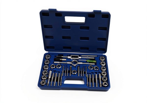 Anfrere 40pcs Metric and Standard Thread Tap Set Hardened Steel CNC-5