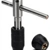 Mesee Metric Thread Tap Set Powder Coated T‑Handle 5pcs HSS-1