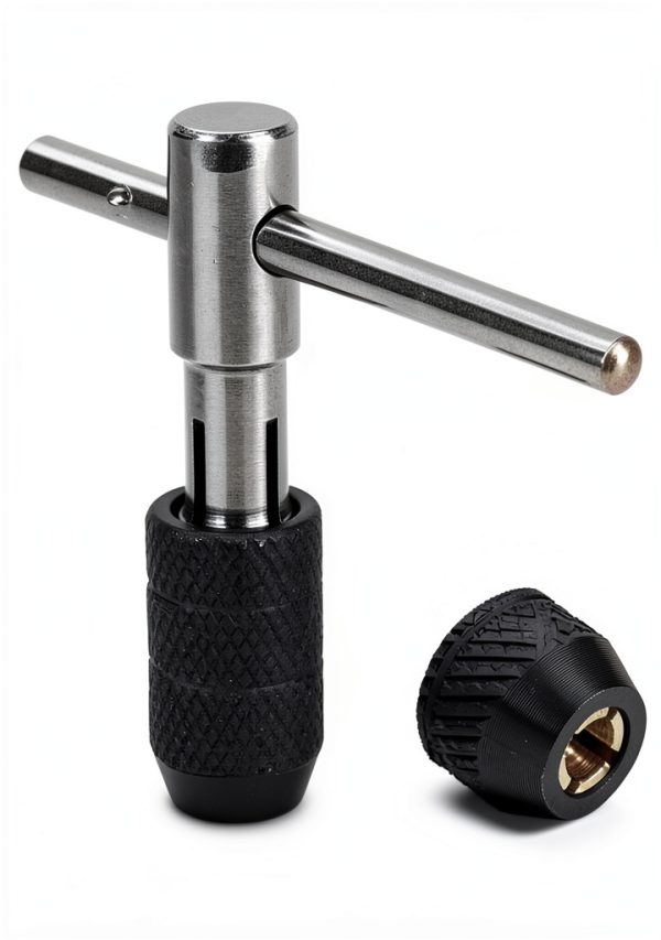 Mesee Metric Thread Tap Set Powder Coated T‑Handle 5pcs HSS-1