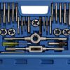 Anfrere 40pcs Metric and Standard Thread Tap Set Hardened Steel CNC-0