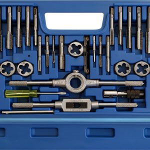 Anfrere 40pcs Metric and Standard Thread Tap Set Hardened Steel CNC-0