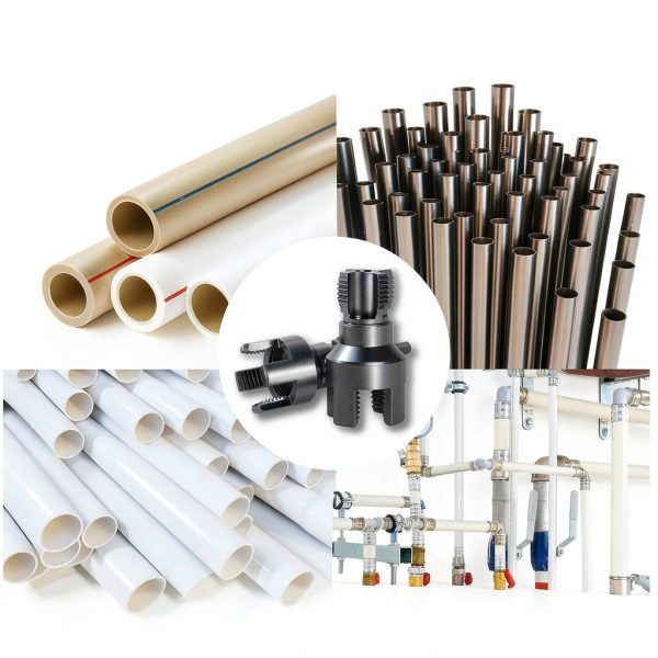 HQR Pipe Threader Set PT1234 Silver 2‑Piece Alloy Steel 1/2 & 3/4 Inch-4