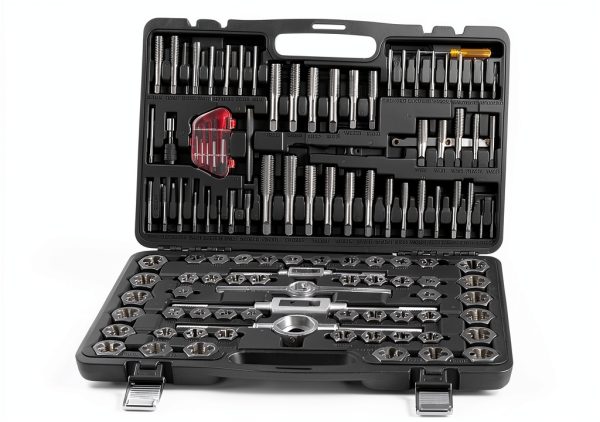 VEVOR 116-Piece Tap and Die Set Hardened Steel Precision Tool Kit-8