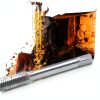 Anfrere 40pcs Metric and Standard Thread Tap Set Hardened Steel CNC-3