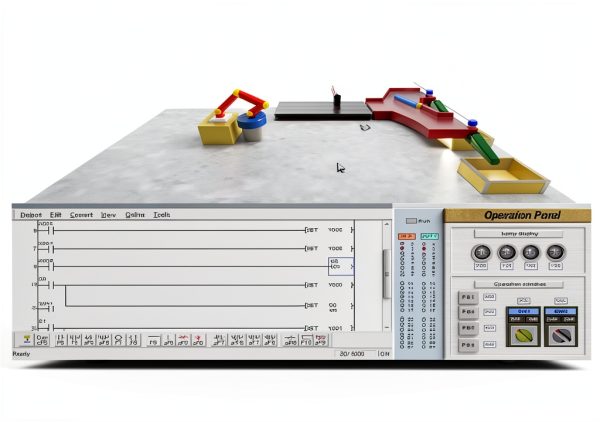 PLC Programmable Logic Controller 12DC Inputs, 8 Relay Outputs, 24VDC, USB Interface, Power Supply-3