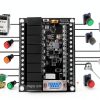 PLC Programmable Logic Controller 12DC Inputs, 8 Relay Outputs, 24VDC, USB Interface, Power Supply-2