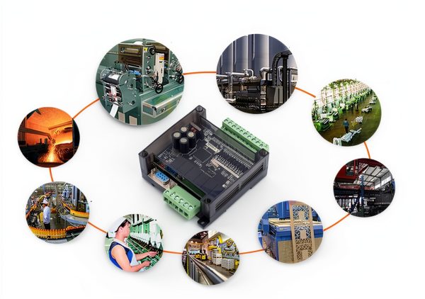 24V PLC Control Walfront Logic Controller FX1N-14MR Board-4